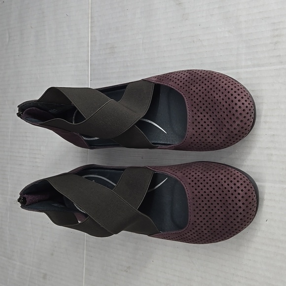 Dansko  Laura Leather Purple Ankle Strap Shoes EU 37 US 6.5-7 - Picture 2 of 10